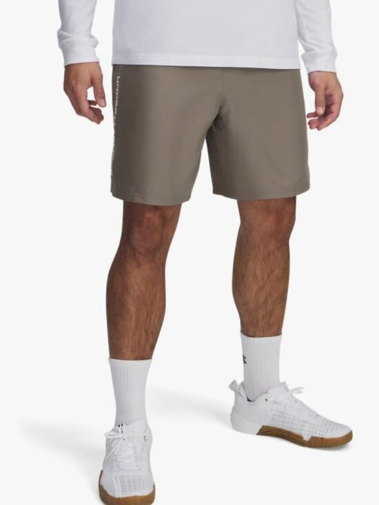Under Armour Other - Under Armour Men's Woven Wordmark Shorts, (201) Taupe Dusk